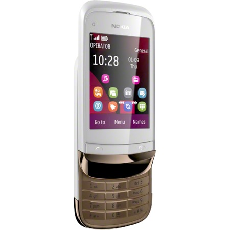 Handy Nokia C2 02 gold (hell) 6438158377752  